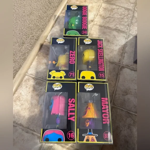 Funko Disney Nightmare Before Christmas Blacklight Lot - Picture 2 of 6
